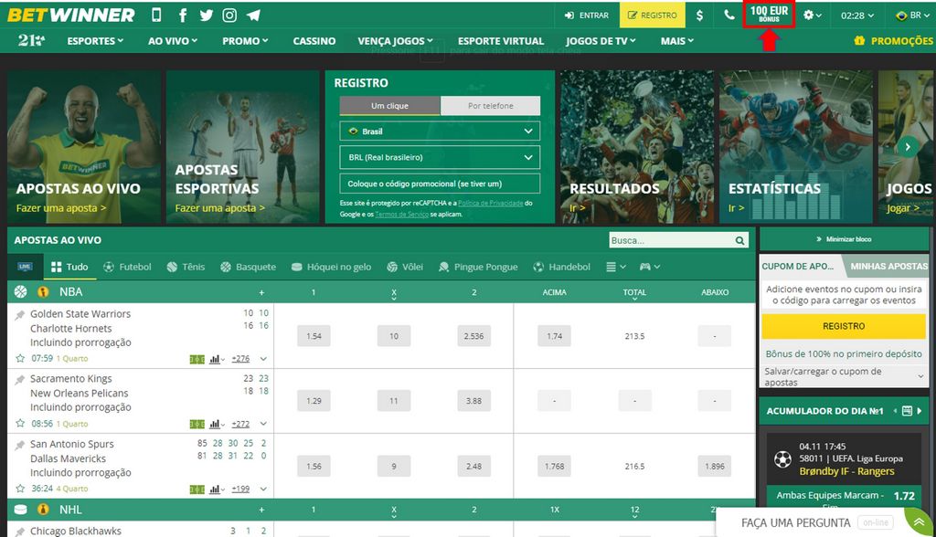 Apostas Online Betwinner no Brasil